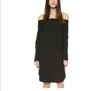 Rag & Bone Off Shoulder Long Sleeve Shirt Dress
